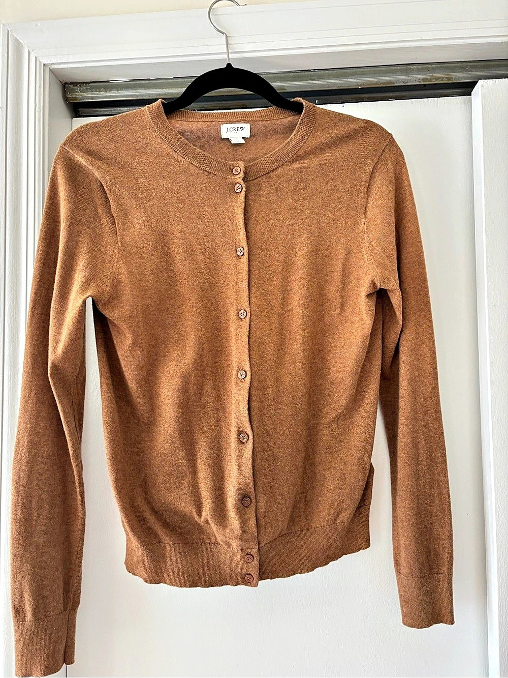 J.Crew Button-Front Cardigan in Brown Size Small Like New